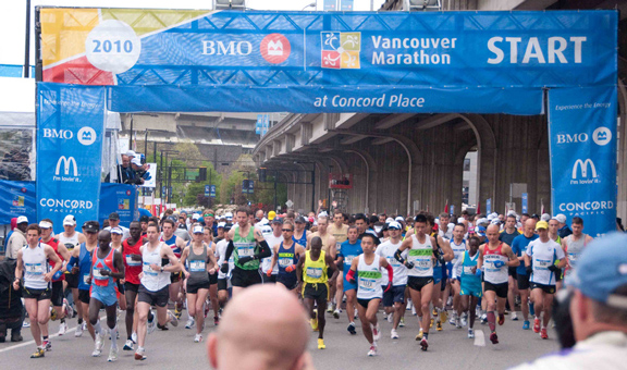 BMO Vancouver Marathon 2010 Start