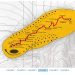 The Cascadia 4 insole with Western States course map