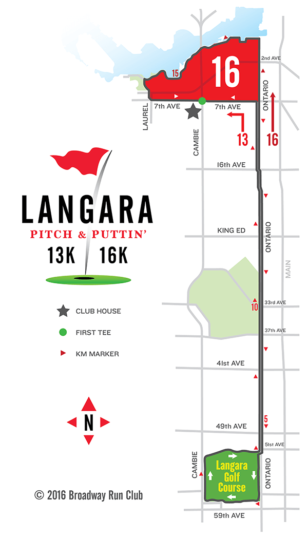Langara Pitch & Puttin' 13 - 16k Map