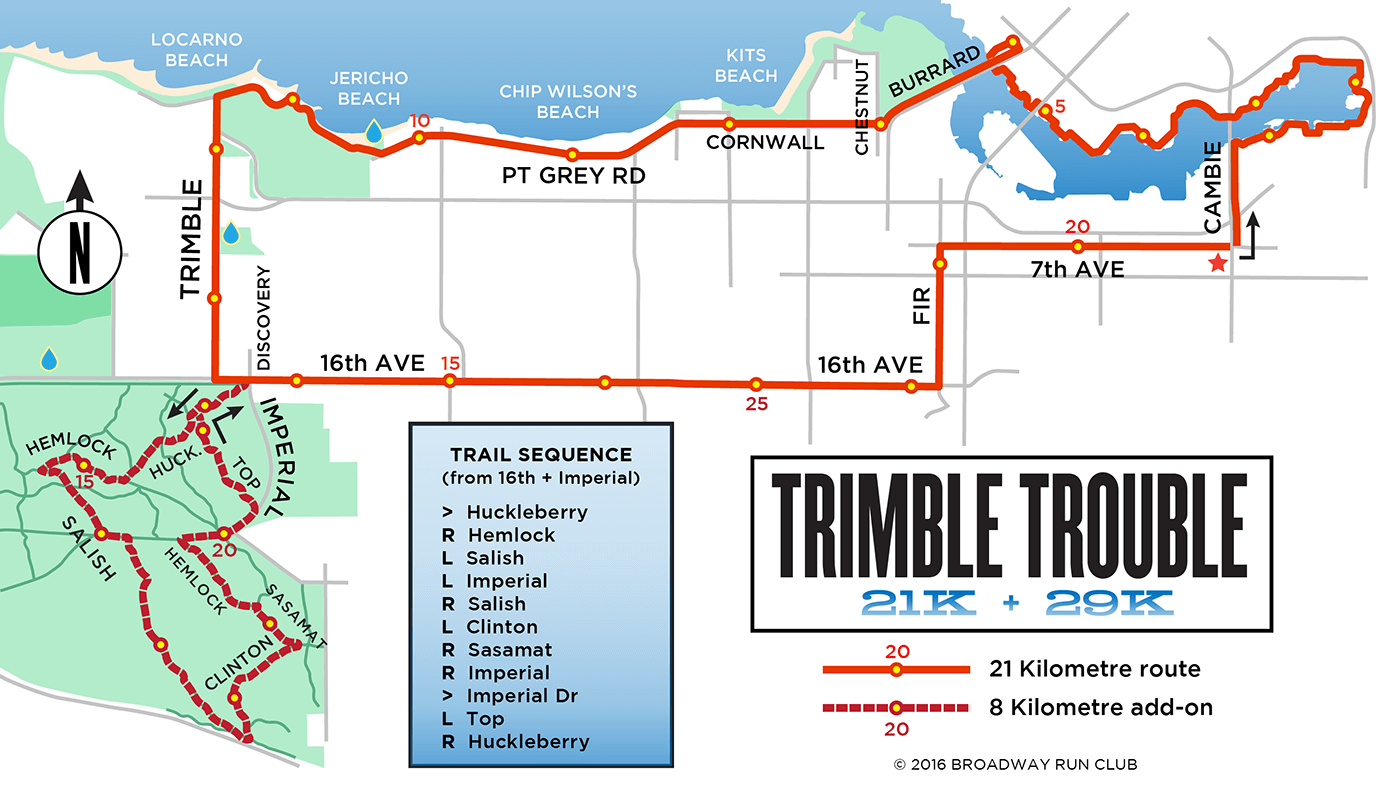 Trimble Trouble 21k map