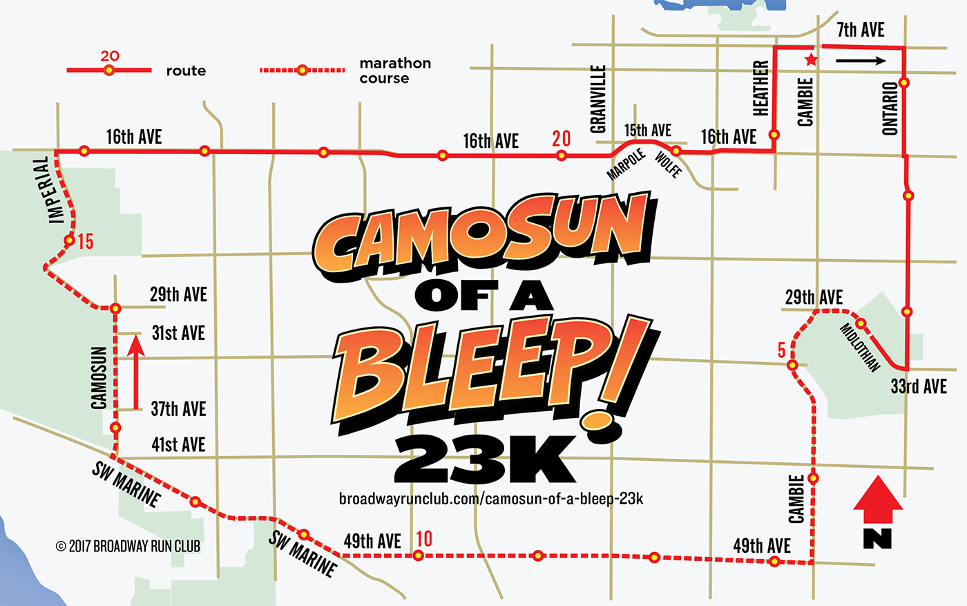 Camosun of a Bleep! 23k map